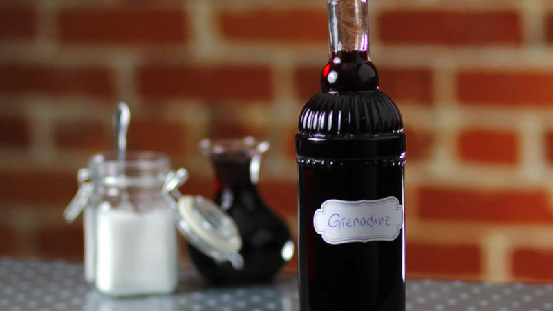 homemade grenadine recipe