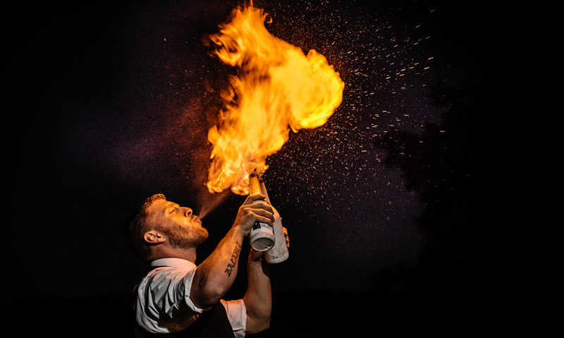 Fire Breathing Bartending