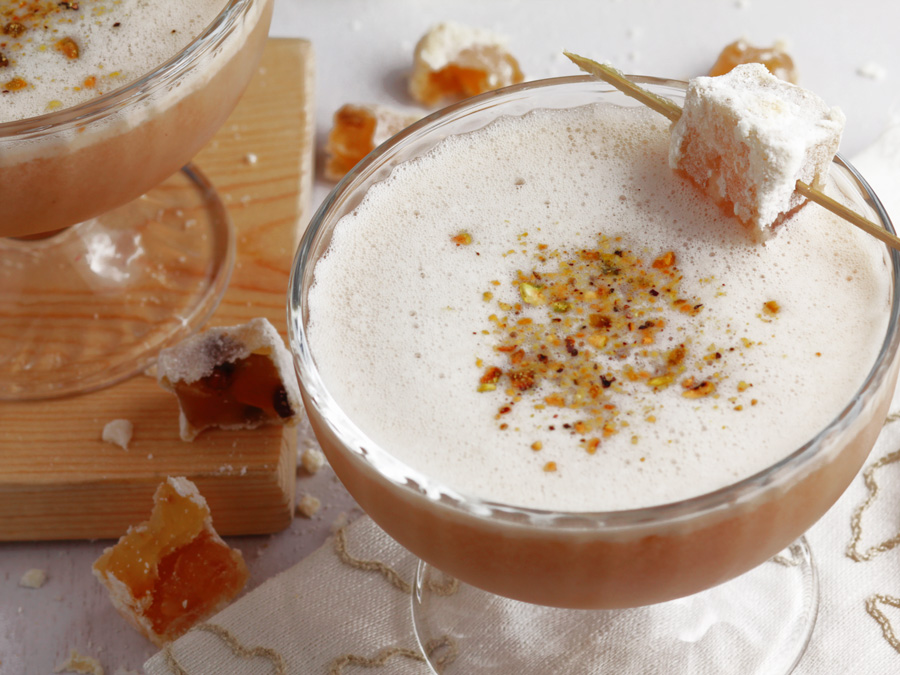 best dessert cocktails with rum and pistachio