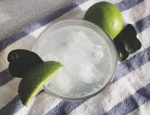 keffir lime gin and tonic