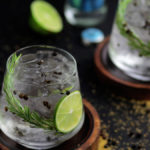 the perfect gin and tonic - dill, cucumber, black peppercorn, gin, and fever tree mediterranean tonic