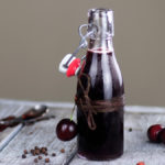 cherry syrup with black peppercorn