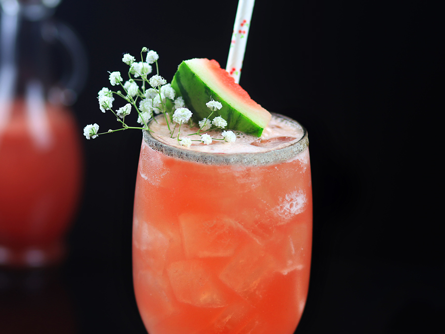 easy water watermelon cocktail