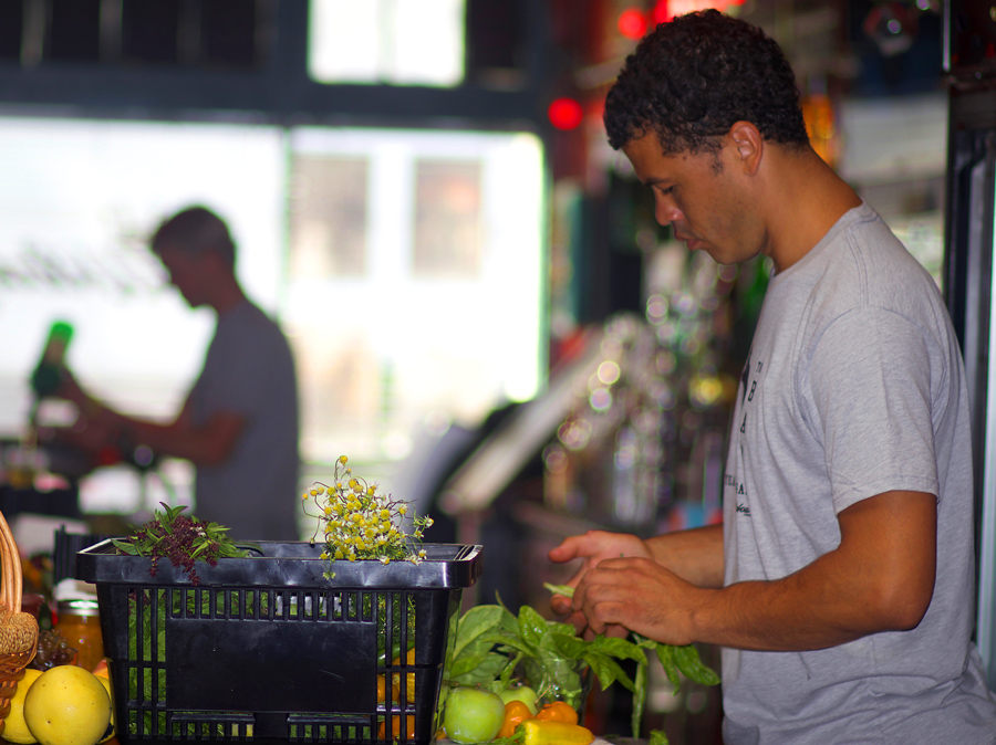 farm to bar prepping