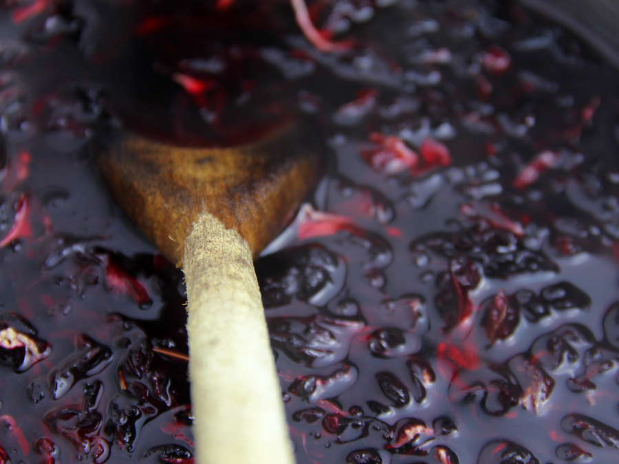 dry hibiscus syrup