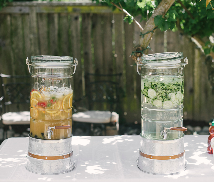 wedding water station