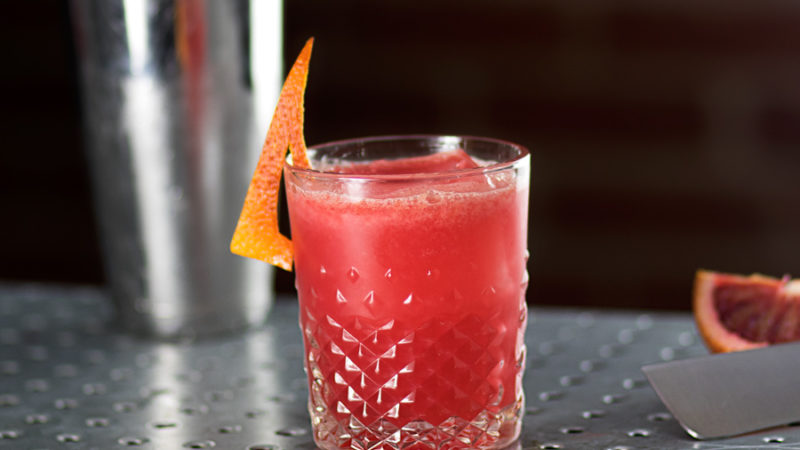 fresh blood orange margarita